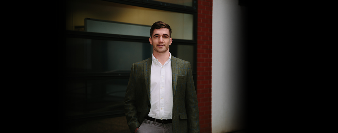 Hero banner - Tiarnan O'Kelly, Industrial Digital Technology specialist at Made Smarter