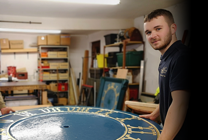 Staff from The Cumbria Clock Company